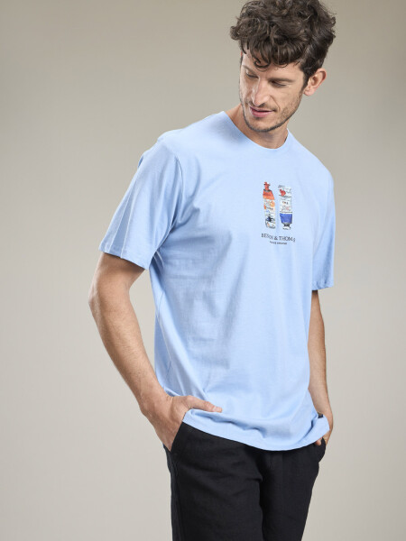 T-SHIRT POMO AZUL