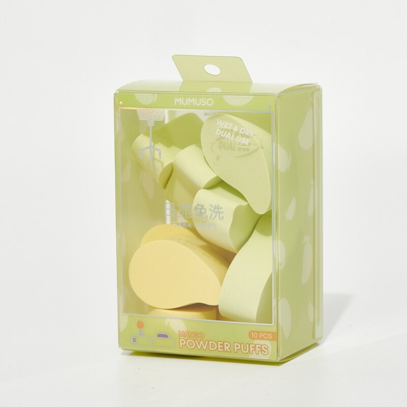 BSET ESPONJAS DE MAQUILLAJE CON FORMA DE MANGO (10 UDS) BSET ESPONJAS DE MAQUILLAJE CON FORMA DE MANGO (10 UDS)