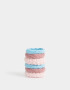 Gomitas Infantiles Con moño Set De Gomitas Infantiles Tricolor - Combinacion Tricolor