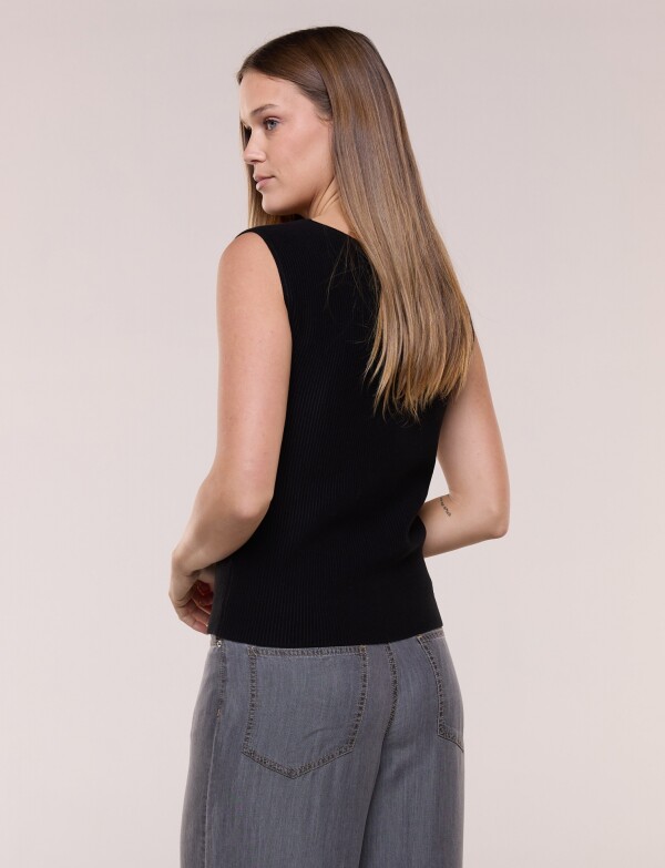 Musculosa Tejida NEGRO