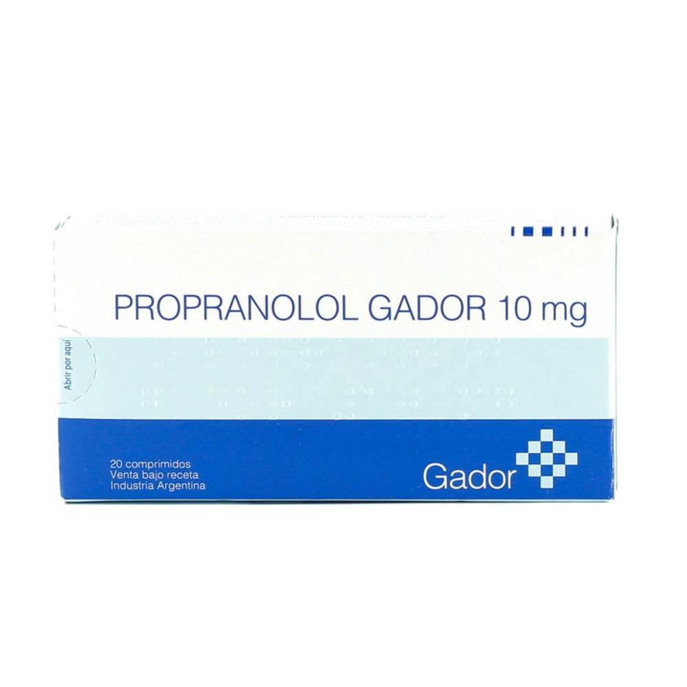 PROPRANOLOL GADOR 10 MG CJ X 20 COMP.