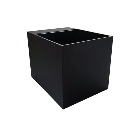 ABG9ACU Luminaria de Pared Bidireccional Cubo Negro