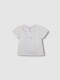 Camisa Vaquera Manga Corta Blanco
