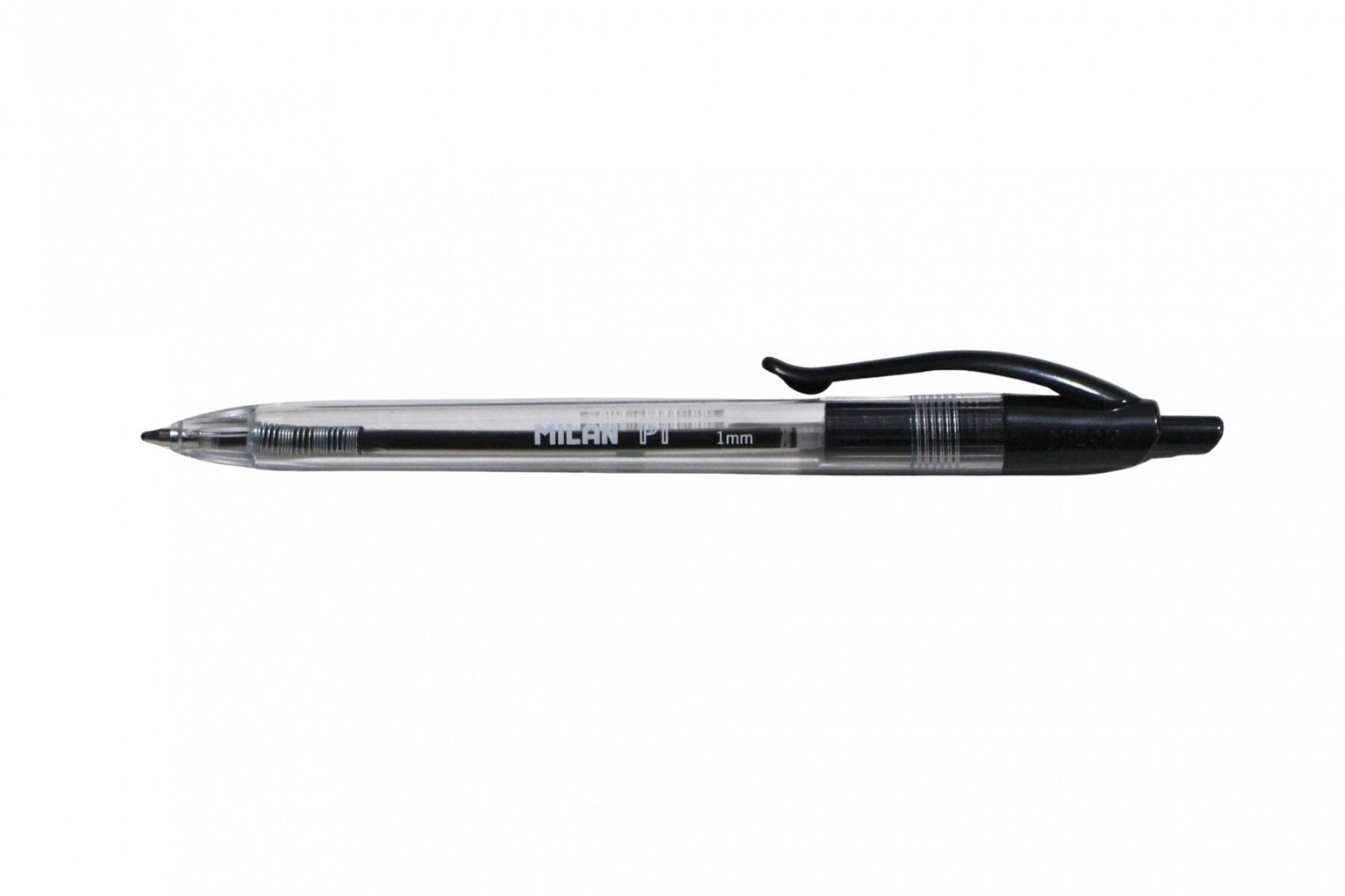 BOLIGRAFO MILAN P1 NEGRO RETRACTIL 