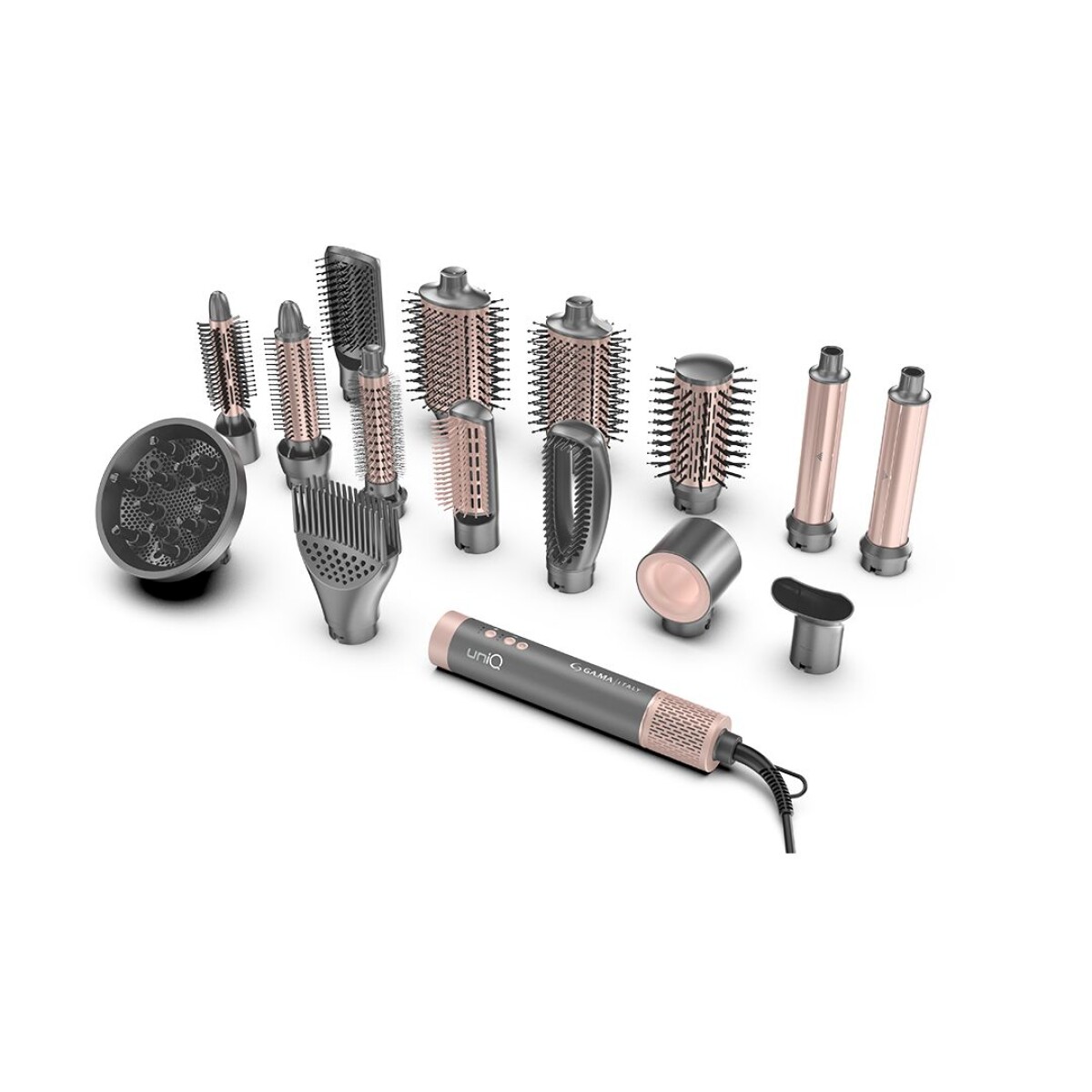 Cepillo Secador Ga.Ma Multistyler UniQ Flow 15 en 1 