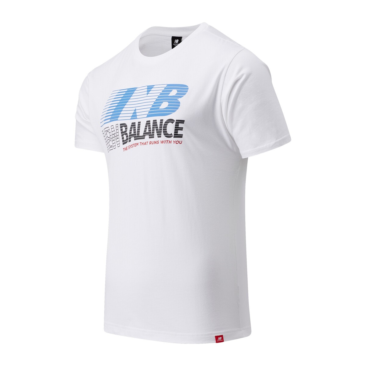 Remera New Balance de Hombre - SPEED ACTION TEE-MT03513WT - WHITE 