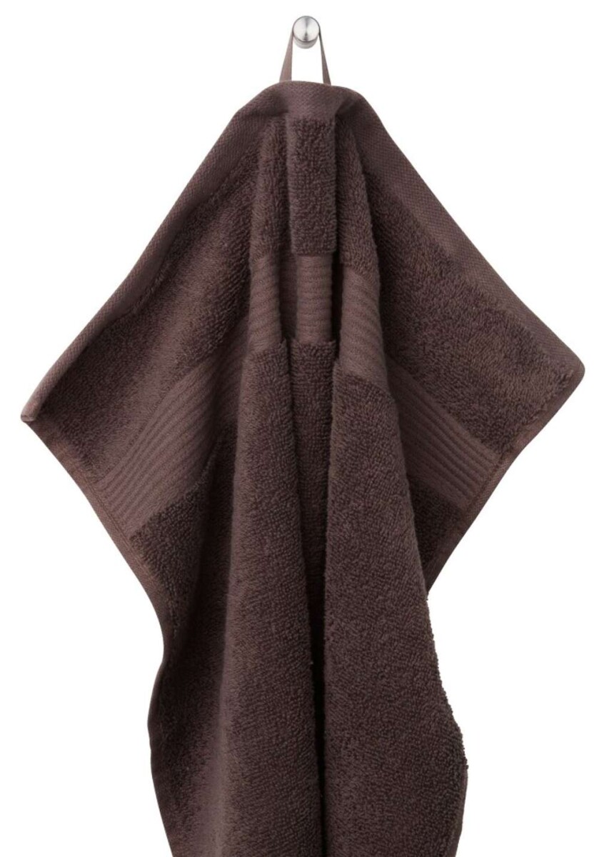 Toalla De Mano Karlstad 50X100 - Marron Oscuro 