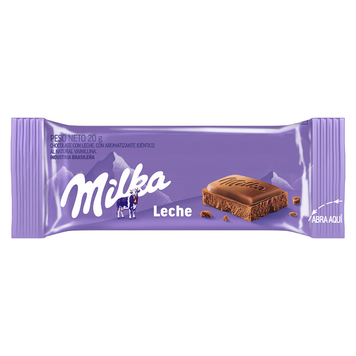 Tableta de Chocolate Milka De Leche 20G 