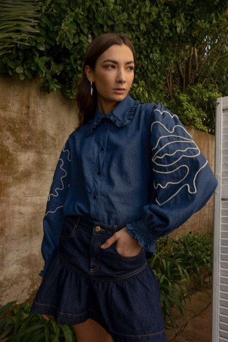 Camisa Anais Summer Azul