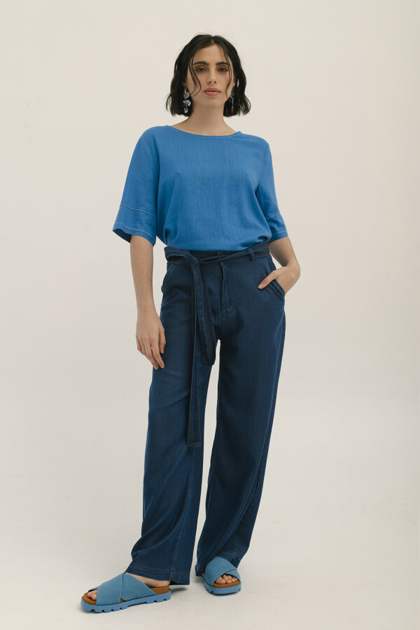 PANTALON JEAN LYOCELL AZUL