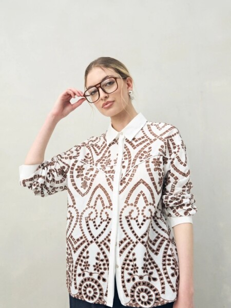 CAMISA D.CASSIN LIVO BLANCO