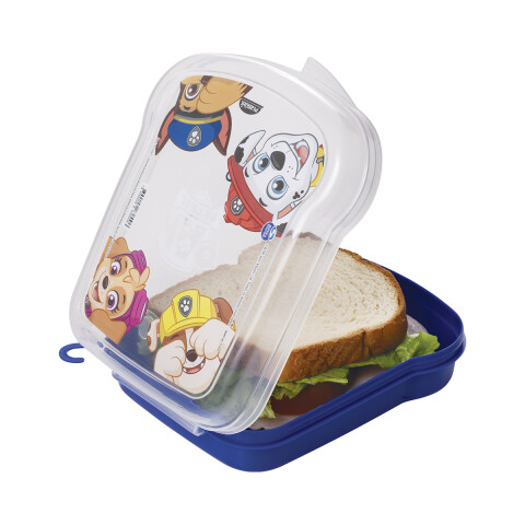 Sandwichera Plástica Paw Patrol 17 x 13 cm AZUL