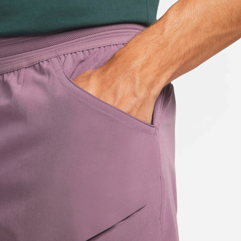 Short Rafa Mnk Dfadv 7 pulgdas de Hombre Morado