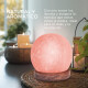 Lámpara Piedra De Sal Esfera Usb, Ideal Mesa Luz Multicolor
