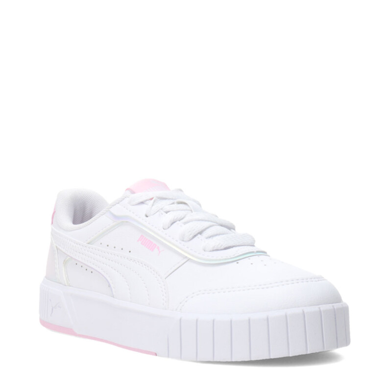 Championes de Niña Puma Carina Mia Holo 2.0 Ps Blanco - Rosado