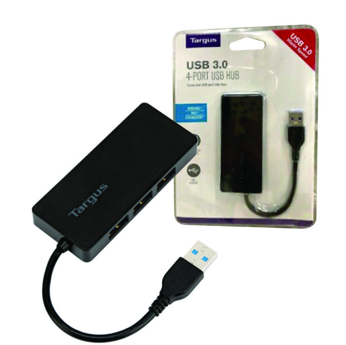 Hub USB Targus ACH124US 4 Puertos USB 3.0 - 001 