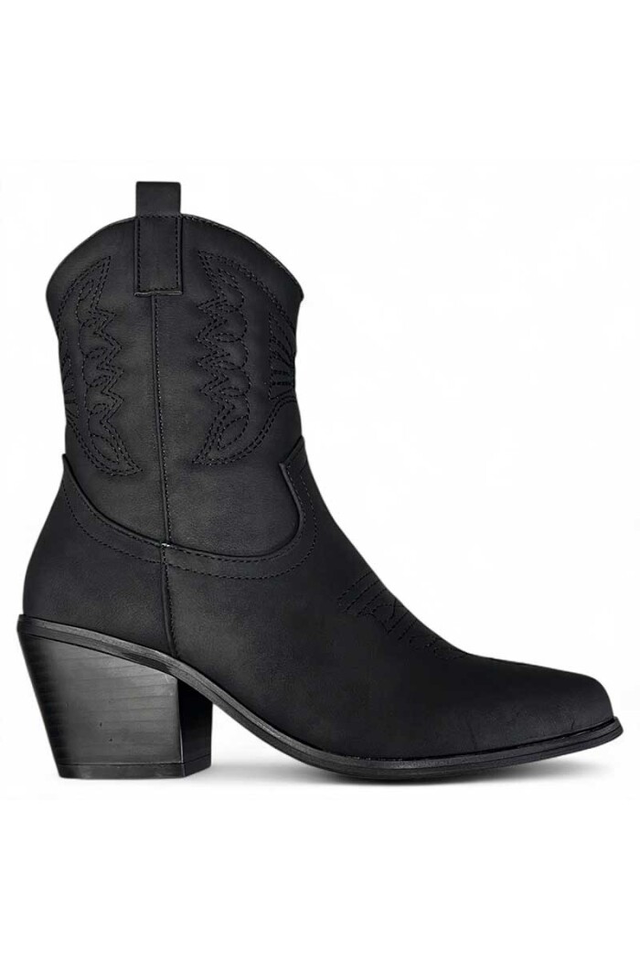 BOTA MUJER TEJANA Negro