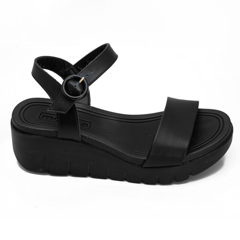 Sandalias Moleca de Mujer - 5536.100-9569 Negro-negro
