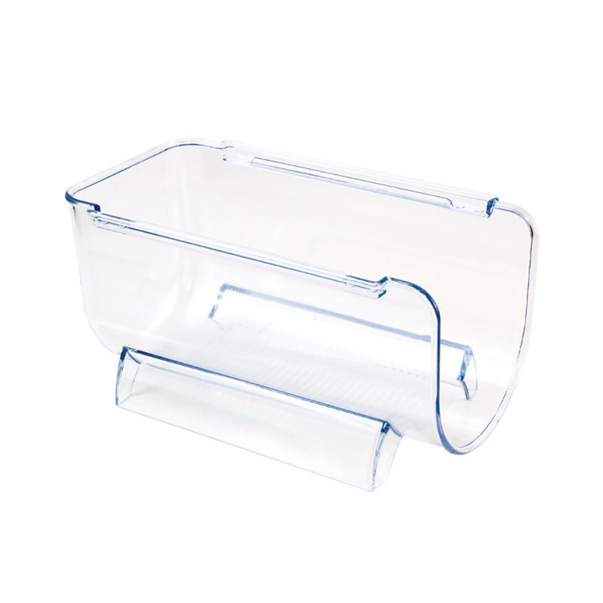 SOPORTE BOTELLA 11x20CM PLASTICO TRANSPARENTE 