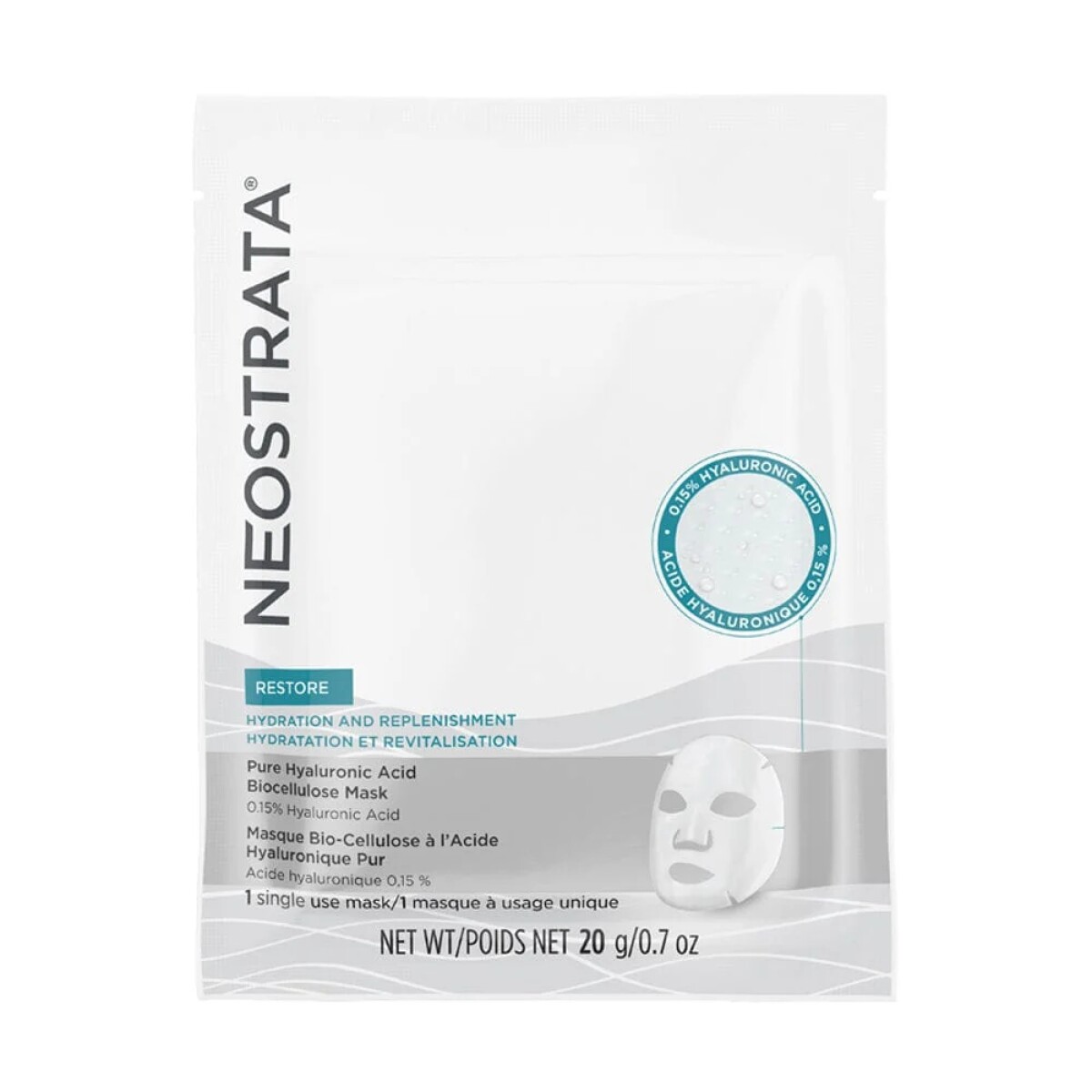 Neostrata Máscara Facial Restore Pure Hyaluronic Mask 