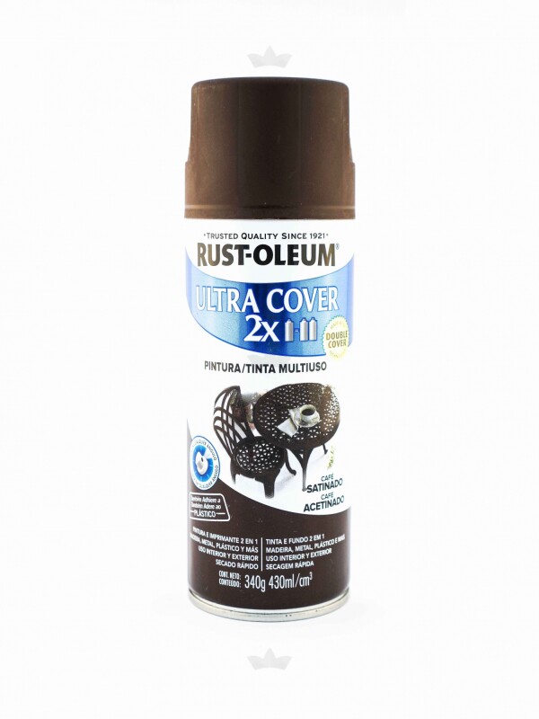 AEROSOL ULTRA COVER 2X CAFE SATINADO- 340 GR. N/A