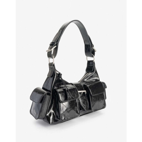 Cartera Baguette Multipocket Negro