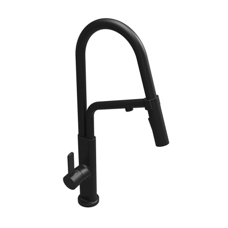 GRIFERIA DE MESADA COCINA MONOCOMANDO OSMOSIS 3 VIAS NEGRO MATE NEGRO