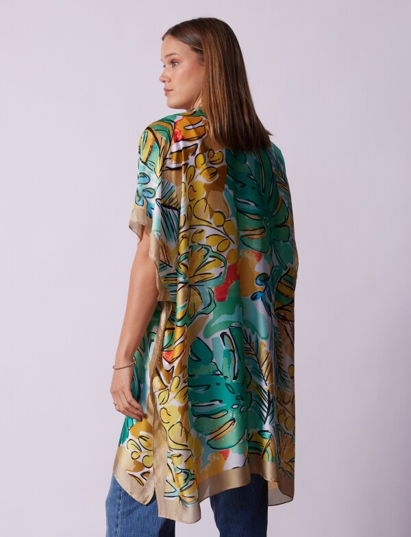 Kimono Flores BEIGE/MULTI