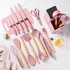 Set de 19 Utensilios para Cocina Silicona Antiadherente IMBACK Rosa Set de 19 Utensilios para Cocina Silicona Antiadherente IMBACK Rosa