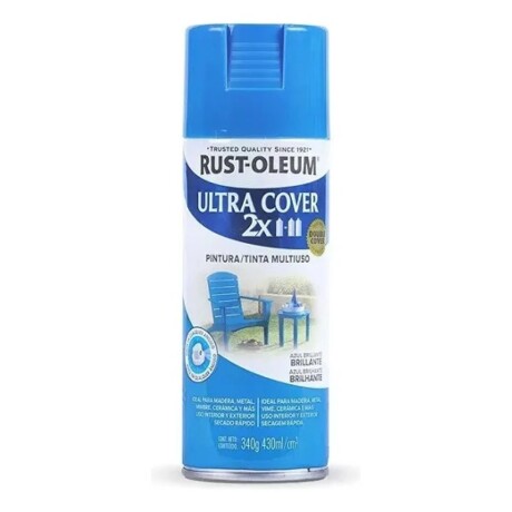 Pintura en Aerosol Azul Brillante Rust-Oleum Ultra Cover 2X Doble Cubrimiento Pintura en Aerosol Azul Brillante Rust-Oleum Ultra Cover 2X Doble Cubrimiento