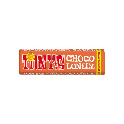 Chocolate con Leche, Caramelo y Sal Marina 47g Tony´s Chocolonely Choco Tony Leche/car/sal 50g