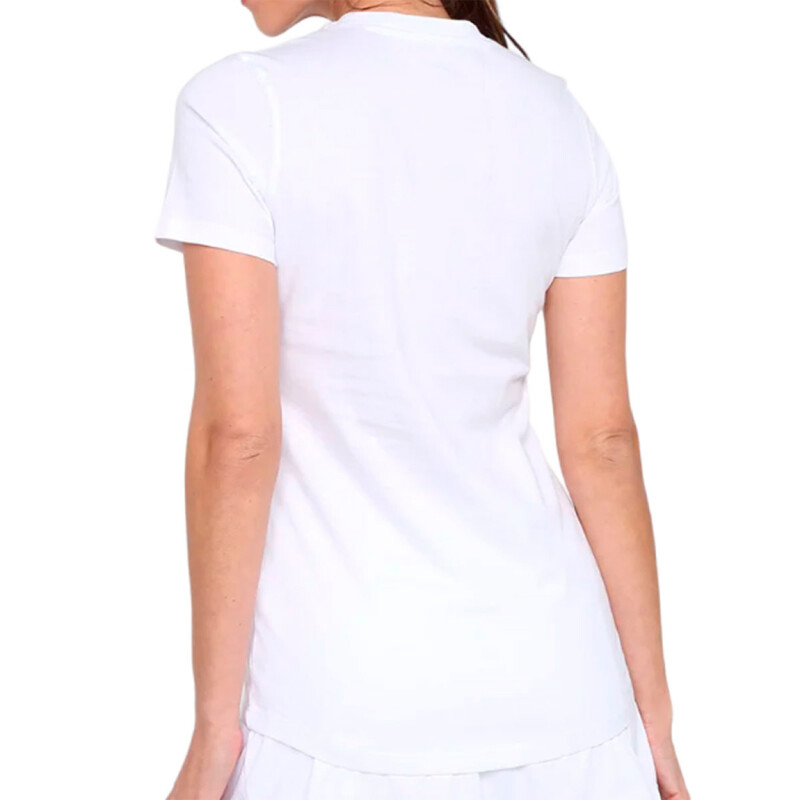 Fila Remera Femenina Fila Graphic - Blanco/negro/lima Blanco-negro