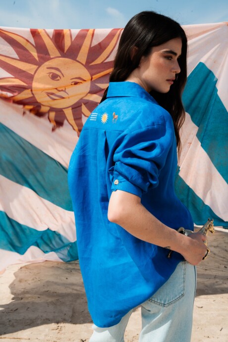 Charrua Shirt Azul Francia