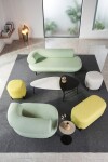 Sofá modular Pompidou 1C right Beige