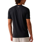 Fila Remera manga corta Flag Hombre - Negro Negro-Negro