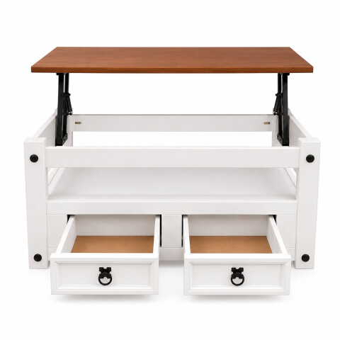 MESA DE CENTRO ARTICULADA CORONA BLANCO CH9145B MESA DE CENTRO ARTICULADA CORONA BLANCO CH9145B