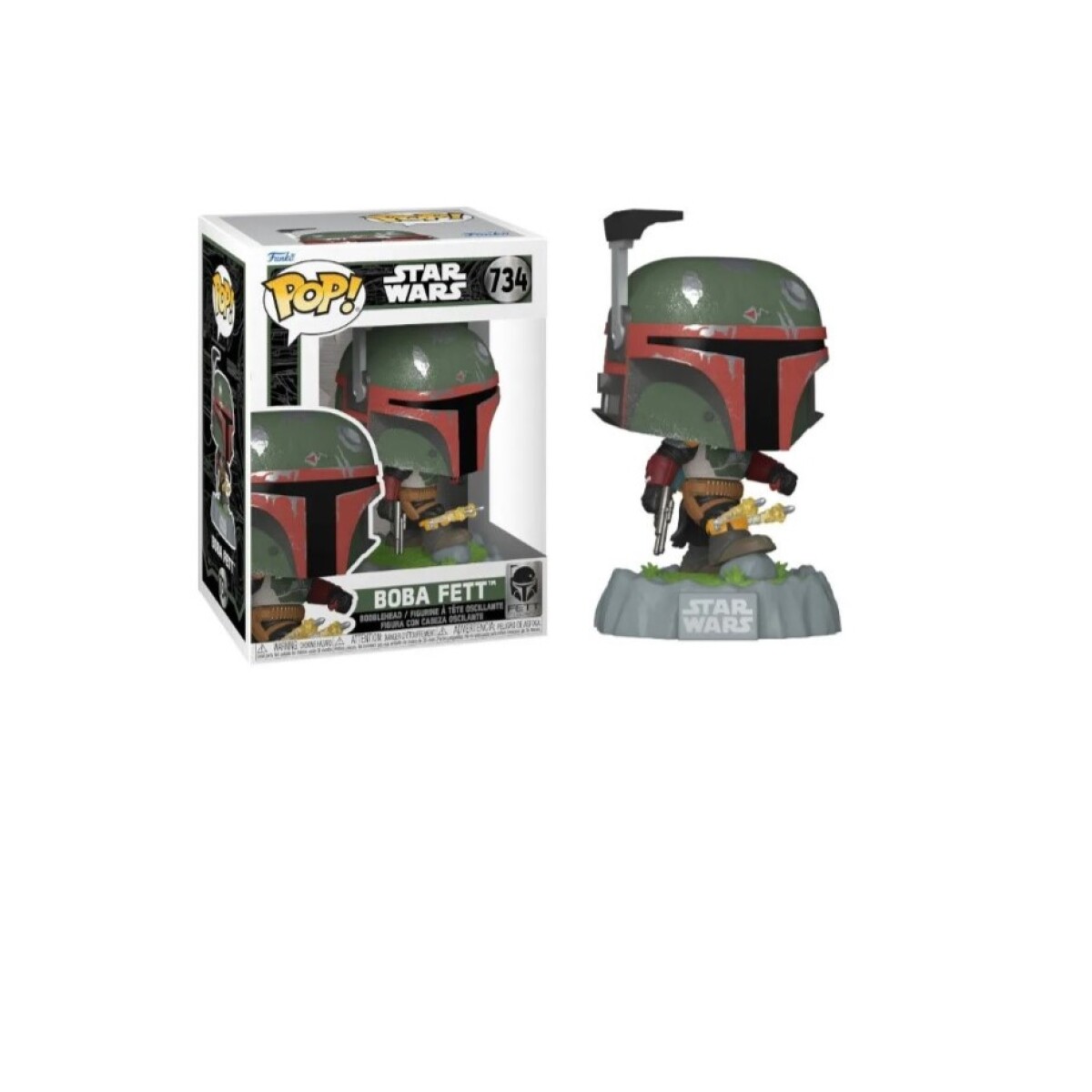 Figura Funko Pop Star Wars Boba Fett Con Cohetes Ub 
