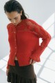 CARDIGAN CUTE COTTON Rojo