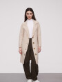 Saco Coatira Beige