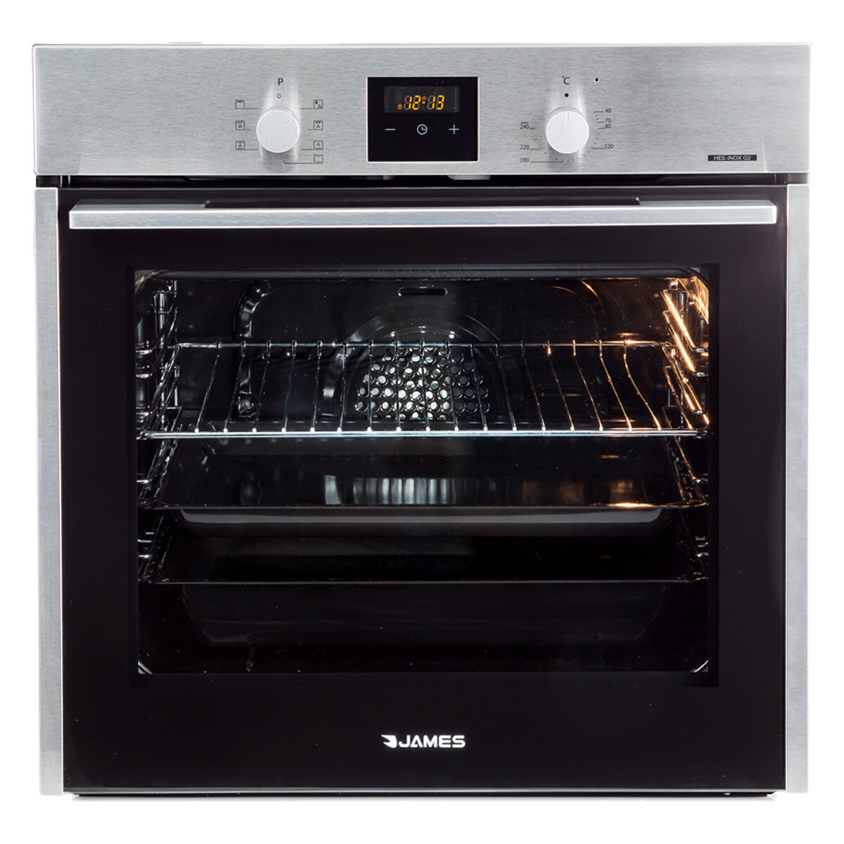 Horno De Empotrar James Hee Inoxidable G2 - HORNO DE EMPOTRAR JAMES HEEG2 INOX 41140 