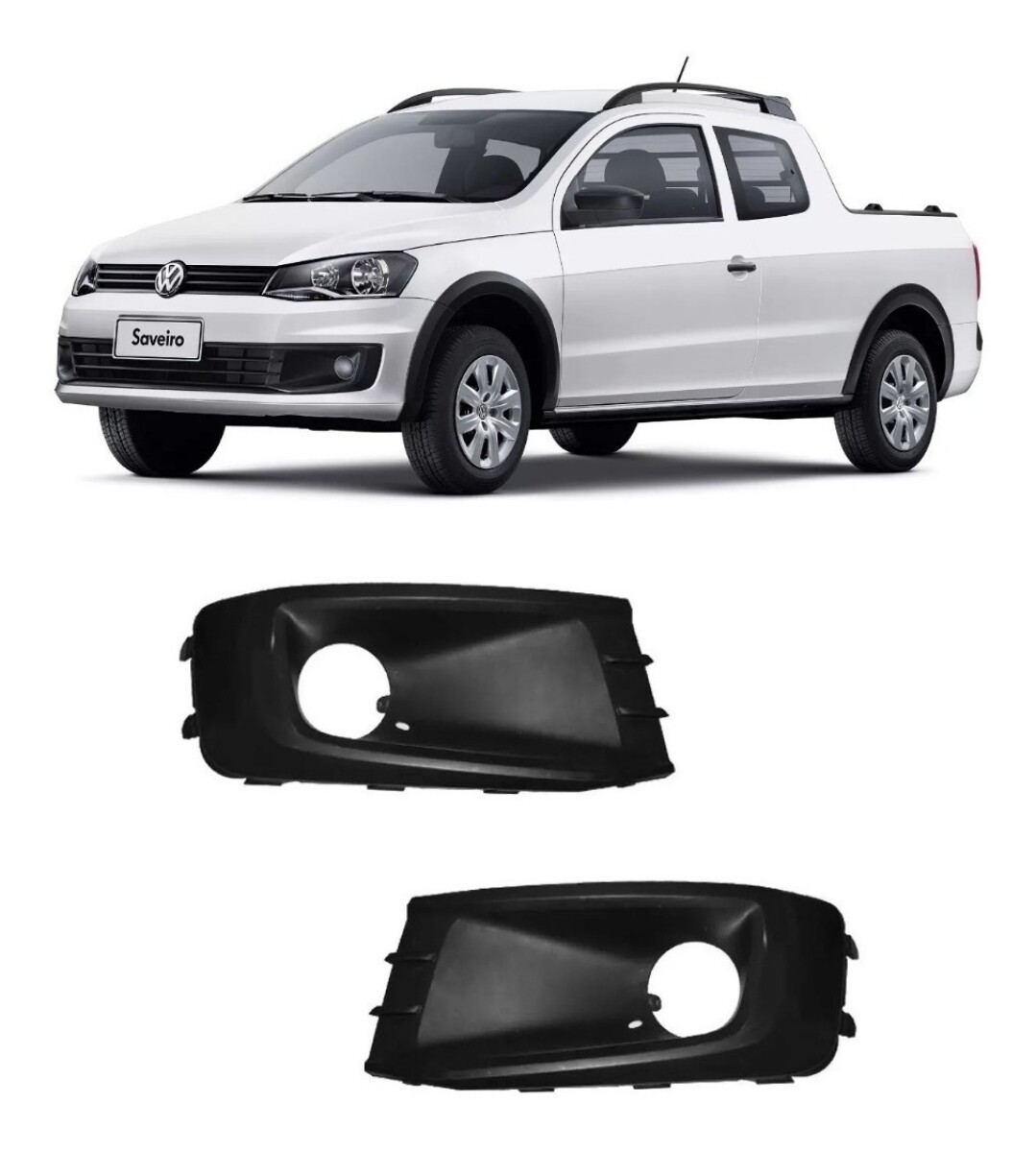 REJILLA DE PARAGOLPE DERECHA SAVEIRO G6 13/16 CON CAMINERO 