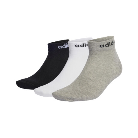 MEDIAS adidas LINEAR Black/White/Grey