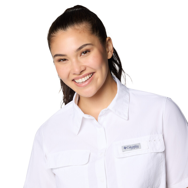 Camisa PFG Open Water Mujer WHITE