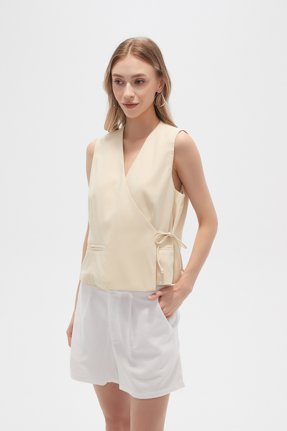 Chaleco Fusta Amarillo Palido