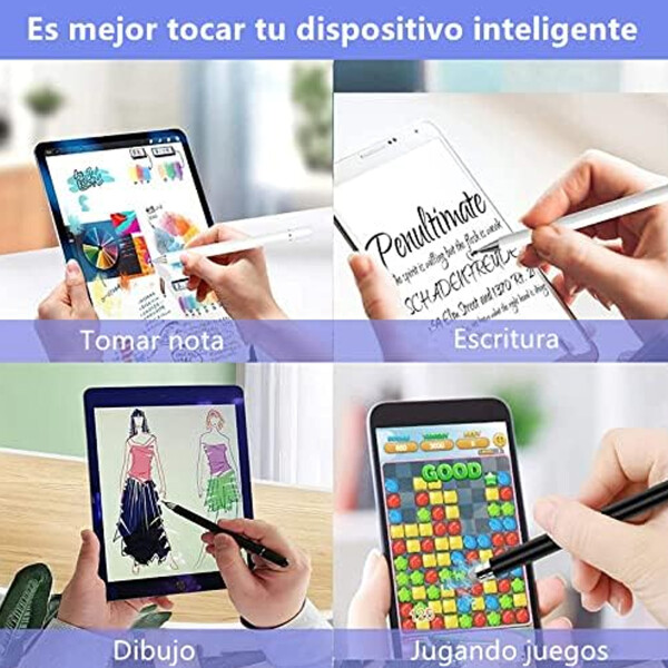 Lápiz Stylus Para Pantallas Táctiles Ios Y Android LAPIZ PARA TABLET IOS ANDROID PASIVO