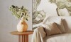 Mesa Lateral - 43cm - Linea Manhattan Natural/Beige