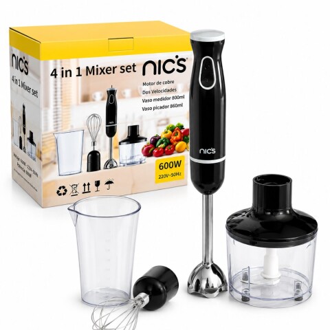 Mixer 4 en 1 NIC´S 600w EV-HM815B Mixer 4 en 1 NIC´S 600w EV-HM815B