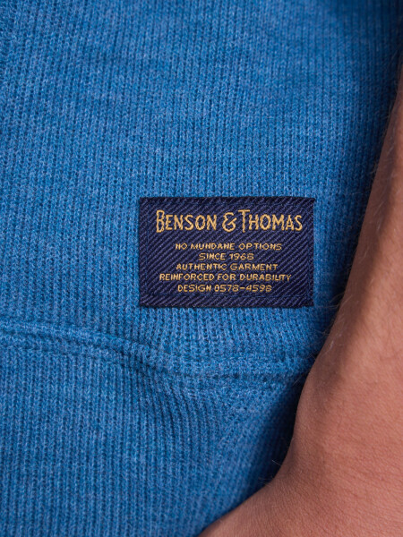 FLEECE PALERMO AZUL MELANGE