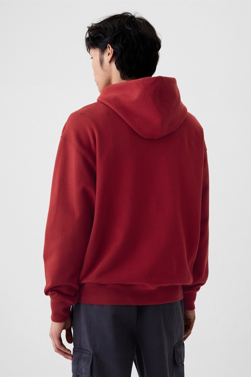 Buzo Canguro Logo Gap Hombre Japanese Maple