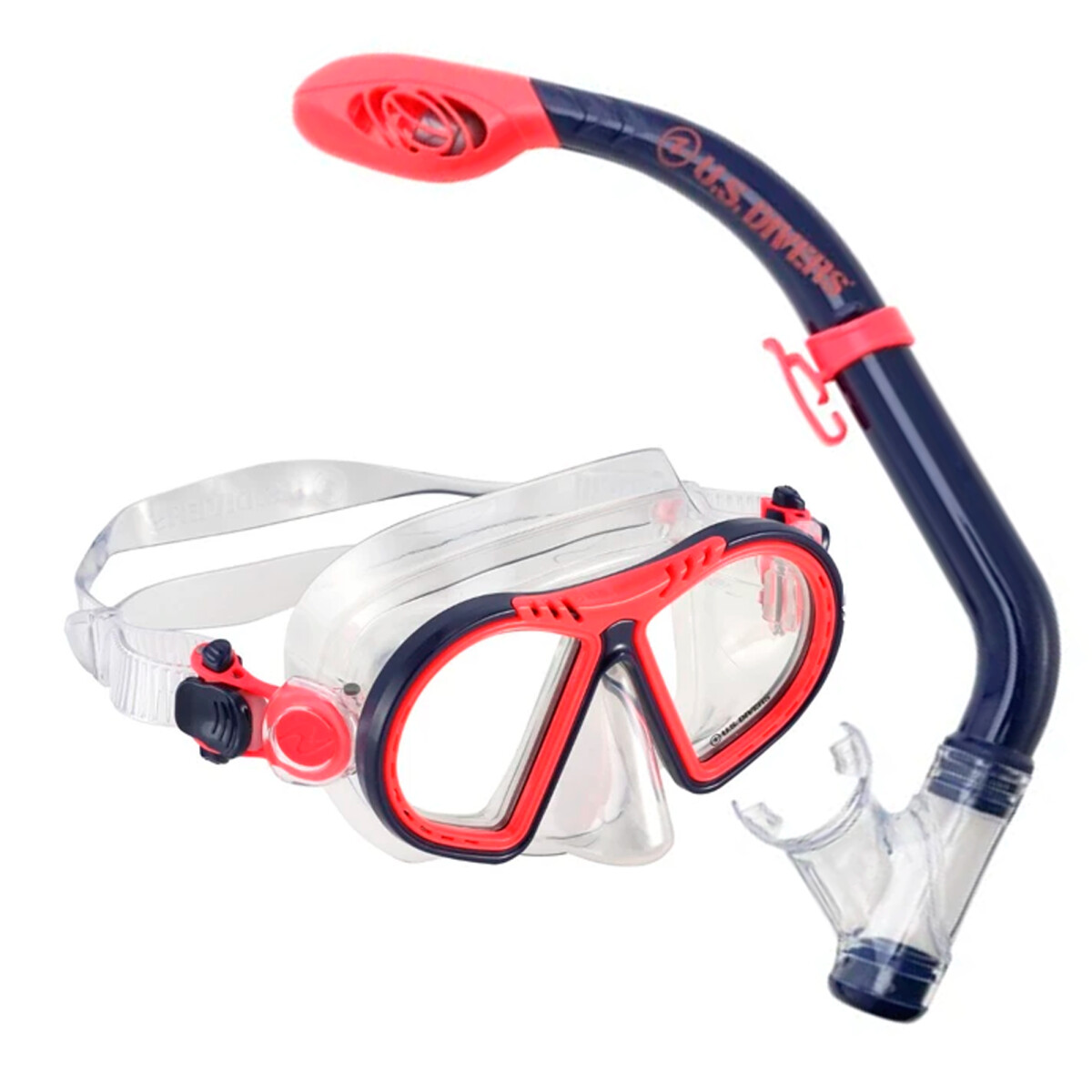 Us Divers - Kit para Agua Niño 6+ Toucan / Keiki SC3230205S - Máscara de 2 Ventanas + Snorkel Sumerg - 001 